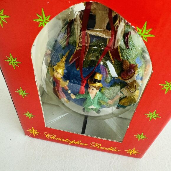 Christopher Radko United for Peace Christmas Ornament 2000 World New Open Box - Picture 6 of 8